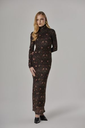 Vestido Longo Tule Galáxia